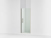 Sterling Finesse Peak 67" H pivot shower door with 5/16"-thick glass - Anodized Brushed Nickel
