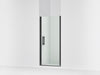 Sterling Finesse Peak 67" H pivot shower door with 5/16"-thick glass - Matte Black
