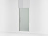 Sterling Finesse Peak 67" H pivot shower door with 5/16"-thick glass - Bright Polished Silver