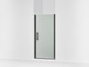 Sterling Finesse Peak 67" H pivot shower door with 5/16"-thick glass - Matte Black