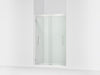 Sterling Finesse Peak 69-5/8" H sliding shower door with 5/16"-thick glass - Bright Polished Silver