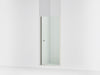 Sterling Finesse 67" H pivot shower door with 1/4"-thick glass - Anodized Brushed Nickel