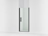 Sterling Finesse Peak 67" H pivot shower door with 5/16"-thick glass - Matte Black