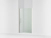 Sterling Finesse Peak 67" H pivot shower door with 5/16"-thick glass - Bright Polished Silver