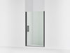 Sterling Finesse Peak 67" H pivot shower door with 5/16"-thick glass - Matte Black