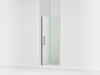Sterling Finesse 67" H pivot shower door with 1/4"-thick glass - Anodized Brushed Nickel