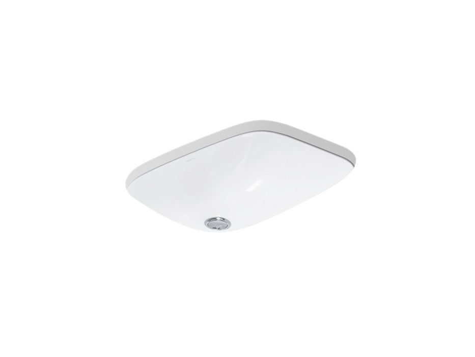Sterling Stinson 20" rectangle undermount bathroom sink - White
