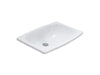 Sterling Stinson 20" rectangle drop-in bathroom sink - White