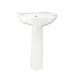 Sterling 442128 Sacramento 21-1/4" Oval Pedestal Bathroom Sink, White