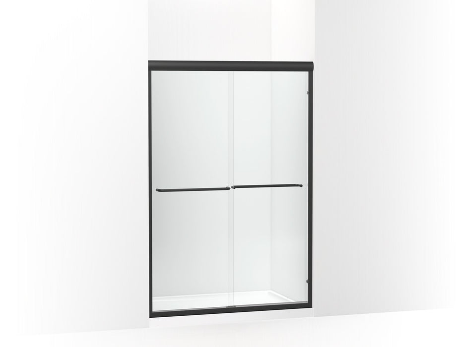 Sterling Finesse Frameless sliding shower door 42-5/8 – 47-5/8" W x 69-3/4" H - Matte Black