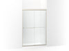 Sterling Finesse Frameless sliding shower door 42-5/8 – 47-5/8" W x 69-3/4" H - Nickel
