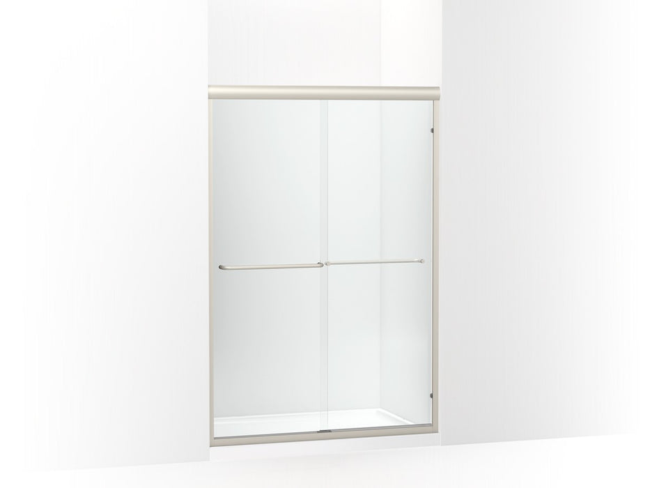 Sterling Finesse Frameless sliding shower door 42-5/8 – 47-5/8" W x 69-3/4" H - Nickel