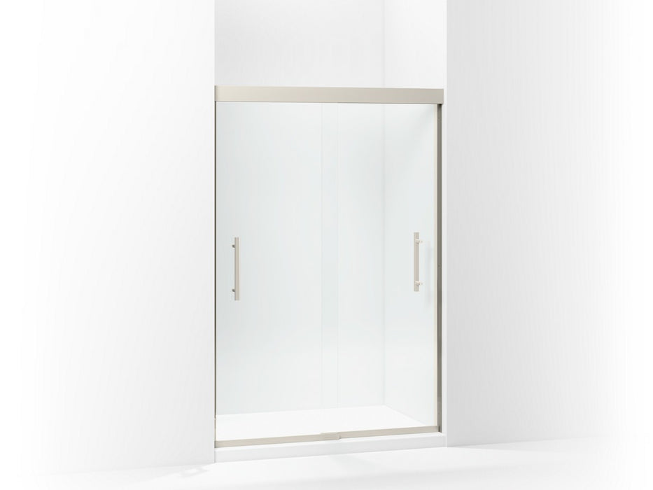 Sterling Finesse Peak Frameless sliding shower door 44-5/8"–47-5/8" W x 70-1/16" H - Nickel