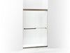 Sterling Meritor Frameless sliding shower door 42-5/8"-47-5/8" x 69-11/16" - Deep Bronze