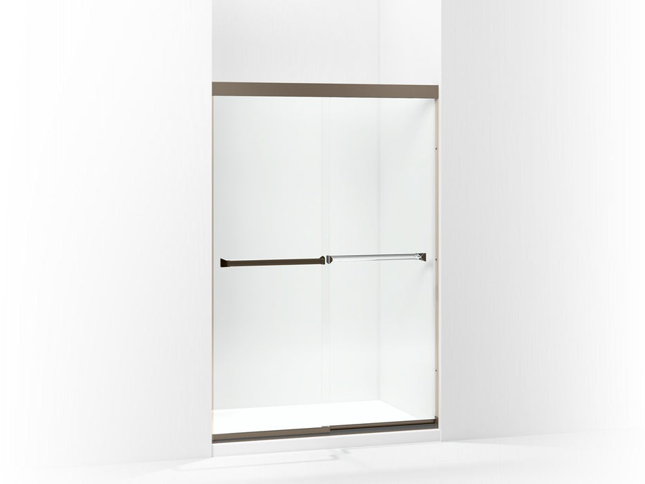Sterling Meritor Frameless sliding shower door 42-5/8"-47-5/8" x 69-11/16" - Deep Bronze