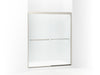 Sterling Meritor Frameless sliding shower door 54-3/8"-59-3/8" x 69-11/16" - Nickel