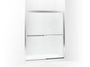 Sterling Meritor Frameless sliding shower door 54-3/8"-59-3/8" x 69-11/16" - Silver