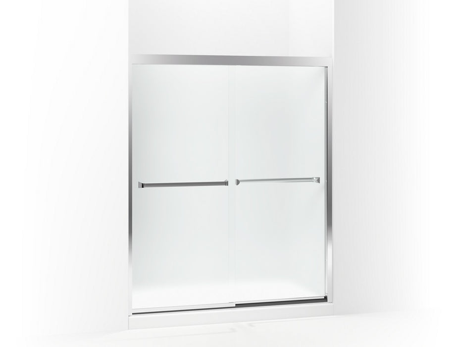 Sterling Meritor Frameless sliding shower door 54-3/8"-59-3/8" x 69-11/16" - Silver