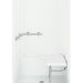 Sterling 62050115 OC-SS-39 39-3/8" x 39-3/8" Vikrell® Shower with Right Seat, Left Grab Bars, Center Drain, White