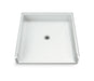 Sterling OC-SS-39 39-3/8" x 39-3/8" Vikrell shower base, center drain - White