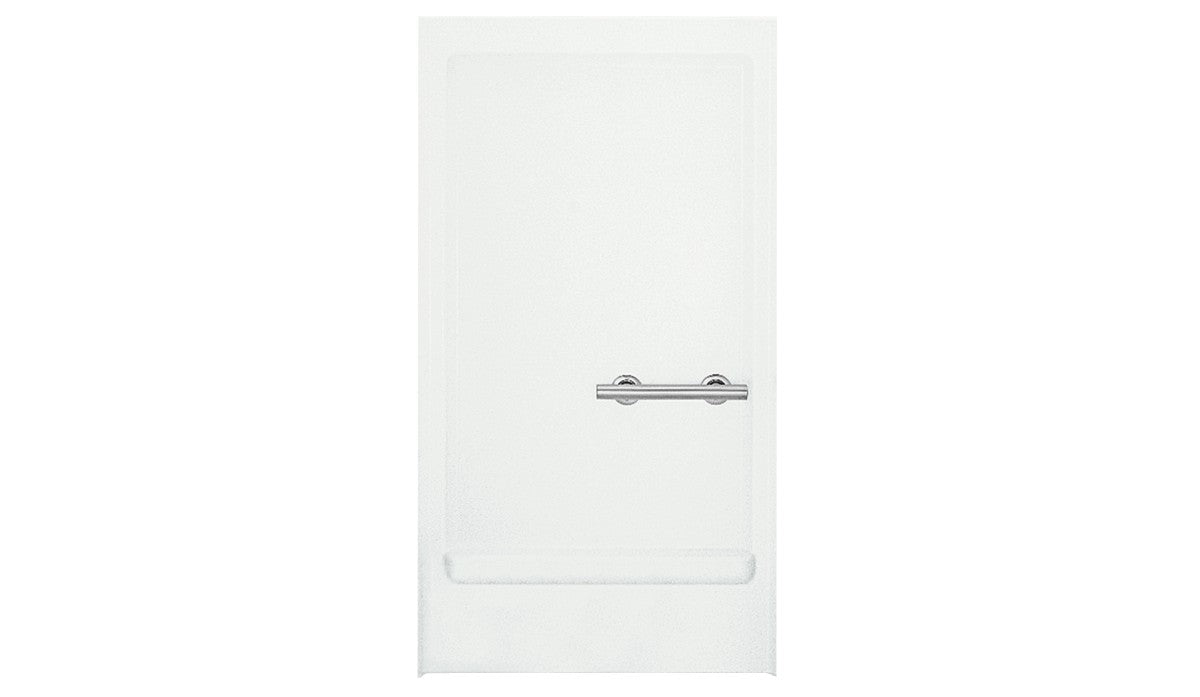 Sterling OC-SS-39 39-3/8" Vikrell shower back wall with right grab bar - White