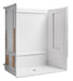 Sterling OC-S-63 63-1/4" Vikrell shower back wall with Aging in Place backerboards - White