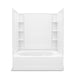 Sterling 71100110 Ensemble Tile 60" x 36" Vikrell® Bath/shower, Left Drain, White