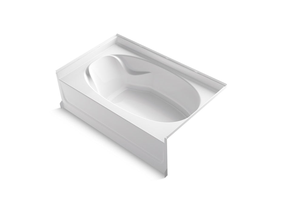 Sterling Ensemble 60" x 36" Vikrell bath, right drain - White