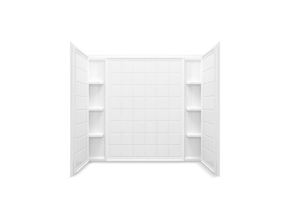 Sterling Ensemble 60" x 36" Vikrell bath/shower wall set - White
