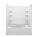 Sterling 71110110 Ensemble Tile 60" x 42" Vikrell® Bath/shower, Left Drain, White