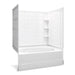 Sterling 71110122 Ensemble Tile 60" x 42" Vikrell® Bath/shower, Right Above-floor Drain, White