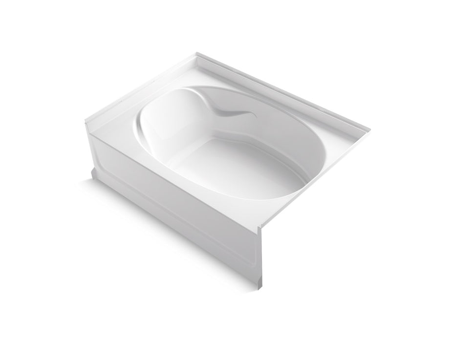 Sterling Ensemble 60" x 42" Vikrell bath, right drain - White