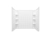 Sterling Ensemble 60" x 42" Vikrell bath/shower wall set - White