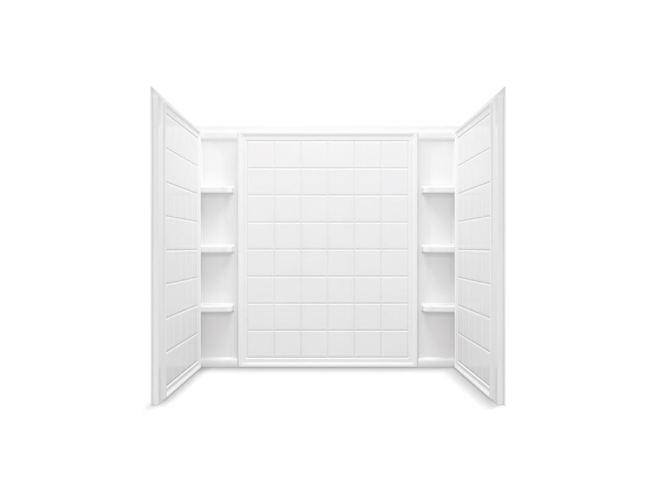 Sterling Ensemble 60" x 42" Vikrell bath/shower wall set - White