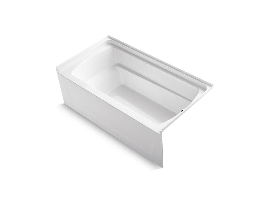 Sterling Ensemble 60" x 32" Vikrell bath, right drain - White