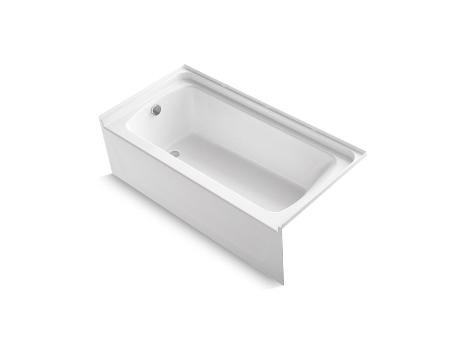 Sterling Ensemble 60" x 30" Vikrell bath, left drain - White