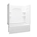 Sterling 71220110 Ensemble Curve 60" x 32" Vikrell® Bath/shower, Left Drain, White