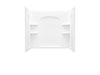 Sterling Ensemble 60" x 32" Vikrellwall set with Aging in Place backerboards - White