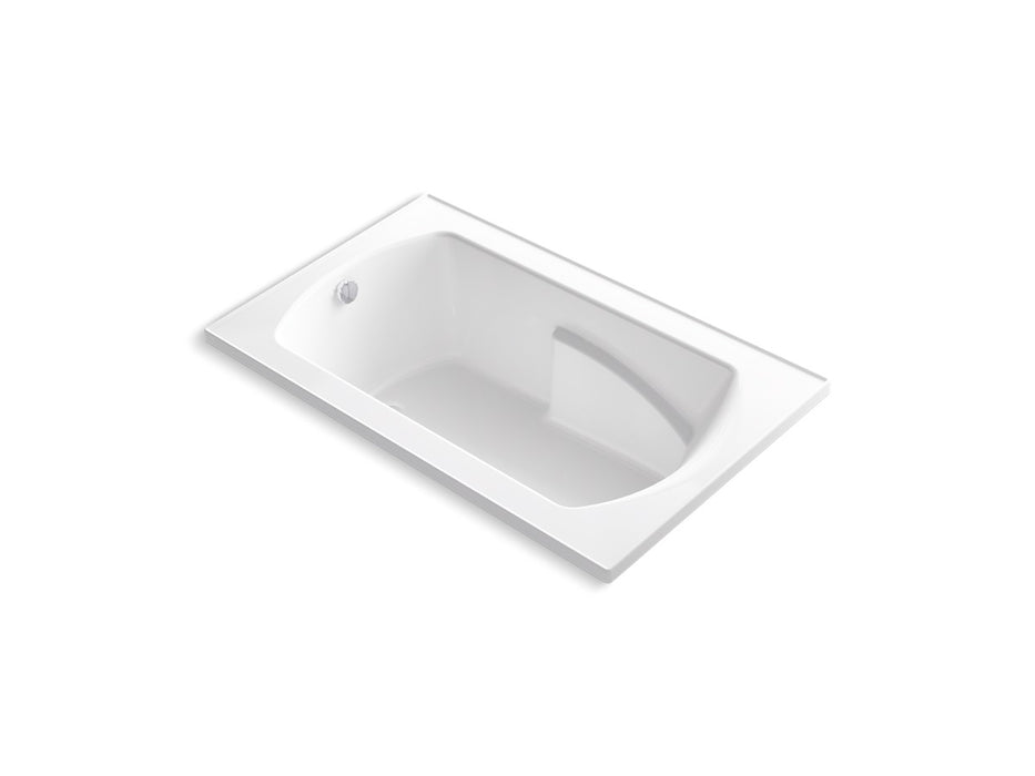 Sterling Lawson 60" x 36" Vikrell drop-in bath - White