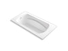 Sterling Lawson 72" x 36" Vikrell drop-in bath - White