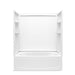 Sterling 71340118 Performa 2 60" x 29" Above-floor-drain Vikrell® Bath/shower with Aging in Place Backerboards, Left Drain, W