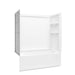 Sterling 71340122 Performa 2 60" x 29" Above-floor-drain Vikrell® Bath/shower, Right Drain, White