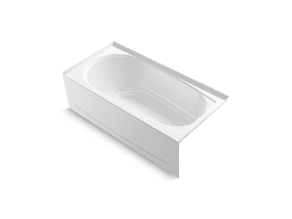 Sterling Performa 2 60" x 29" Vikrell bath, right above-floor drain - White