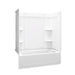 Sterling 71370120 Ensemble Medley 60" x 30" Vikrell® Bath/shower, Right Drain, White