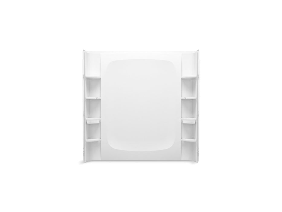 Sterling STORE+ 60" x 30" Vikrell bath/shower wall set with Aging in Place backerboards - White
