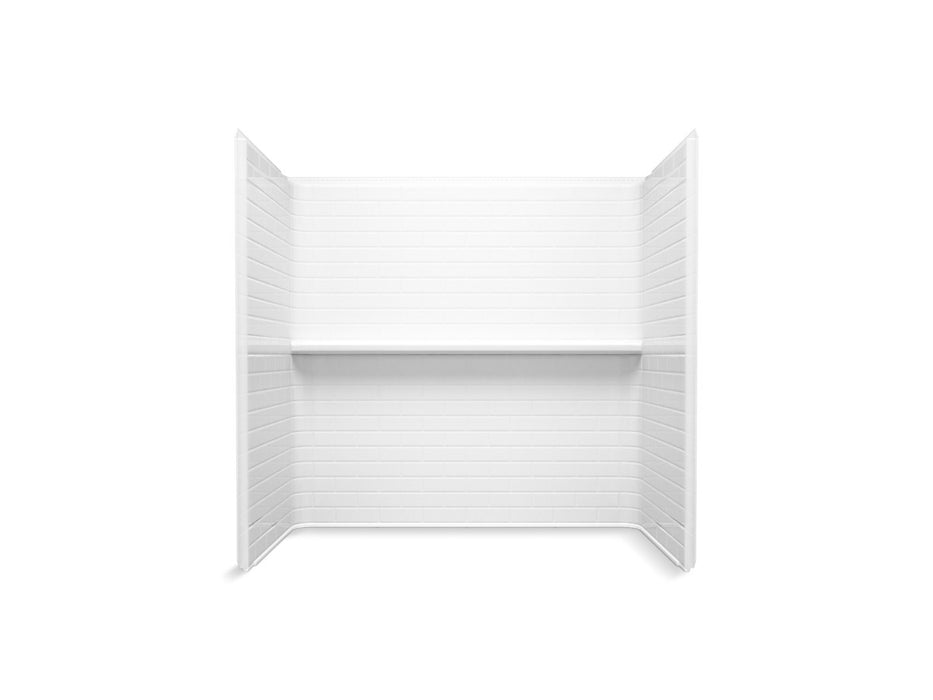 Sterling Traverse 60" x 36" Vikrell bath/shower wall set - White