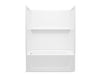 Sterling 71520112 Traverse 60" x 32" Vikrell® Bath/shower, Left Above-floor Drain, White