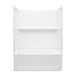 Sterling 71520112 Traverse 60" x 32" Vikrell® Bath/shower, Left Above-floor Drain, White