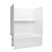 Sterling 71570112 Traverse 60" x 30" Vikrell® Bath/shower, Left Above-floor Drain, White