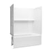 Sterling 71570118 Traverse 60" x 30" Vikrell® Bath/shower with Aging in Place Backerboards, Left Above-floor Drain, White